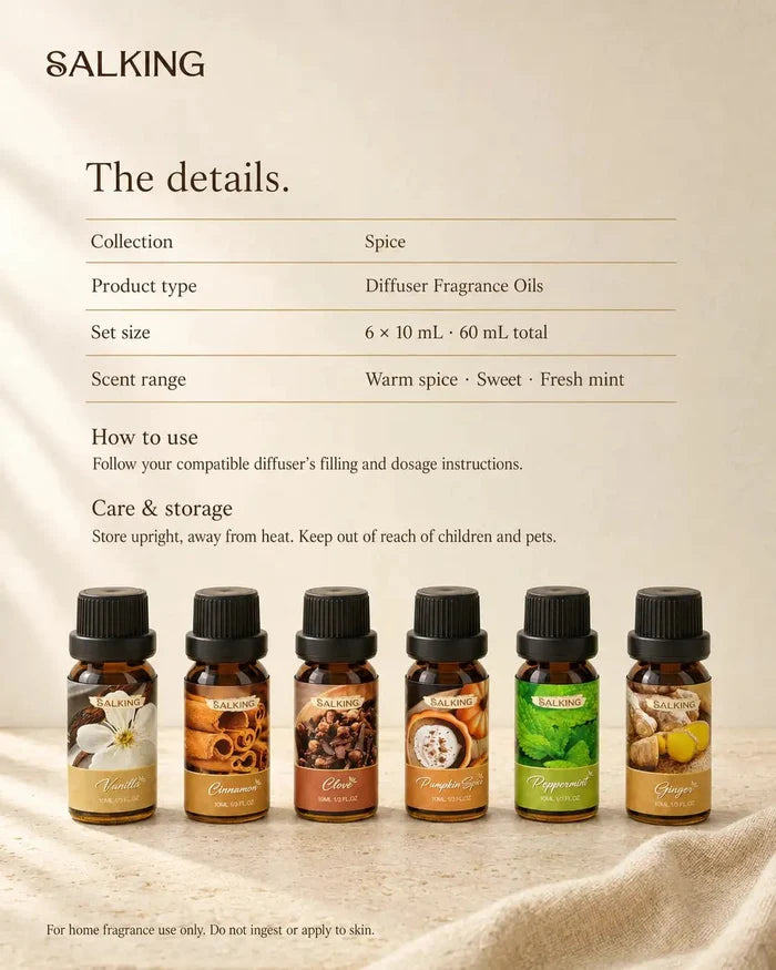 Spice Essential Oils Set - SALKING_Essential oils Set_SALKING
