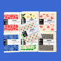 SPRUCE Greeting Card Dishcloth SET of 7