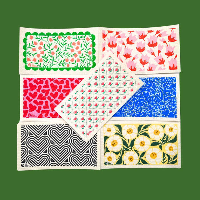 SPRUCE Rectangle Dishcloth SET of 7