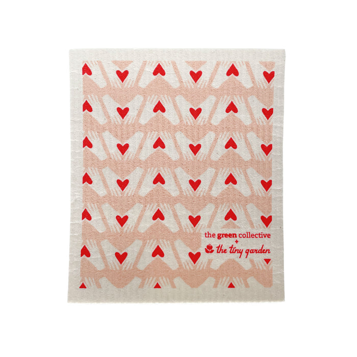 Swedish Dishcloth SPRUCE - Heart Hands