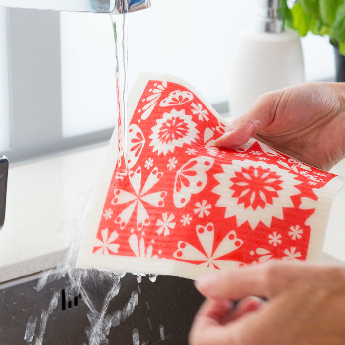 Swedish Dishcloth SPRUCE - Native Birds by Glenn Jones