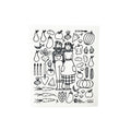 Swedish Dishcloth SPRUCE - Produce by Kyla K