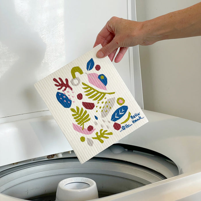 Swedish Dishcloth SPRUCE - Spring by Belle Hawk