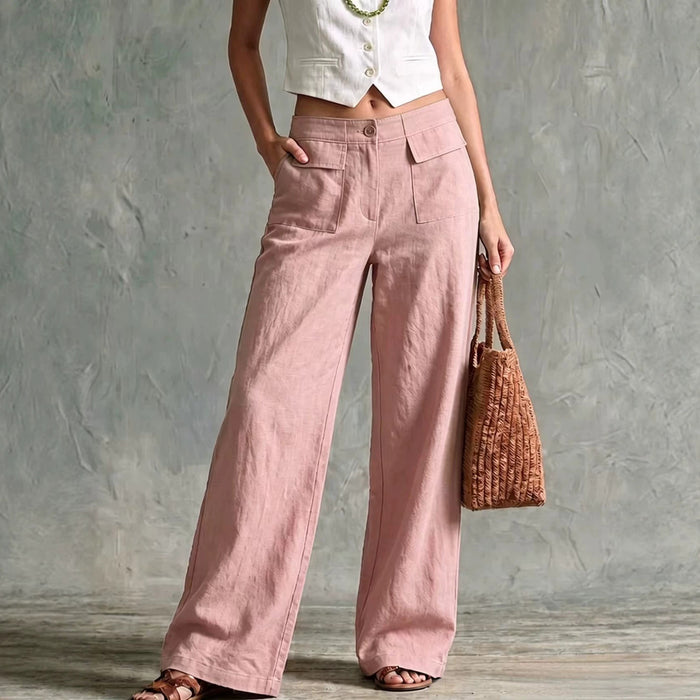 women's high-waist wide-leg casual pants - image 6