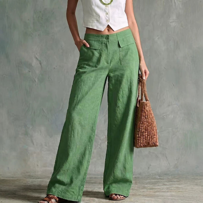 women's high-waist wide-leg casual pants - image 7