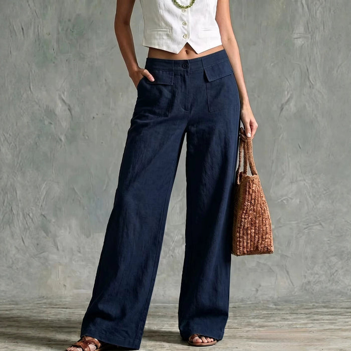 women's high-waist wide-leg casual pants - image 8