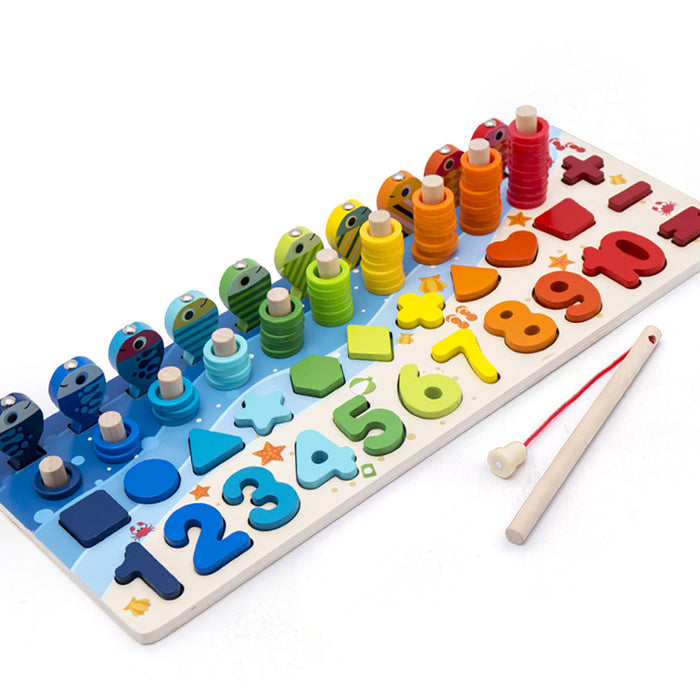 wooden early-learning puzzle board - image 4
