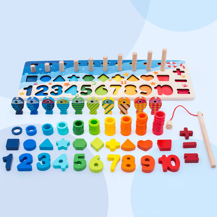 wooden early-learning puzzle board - image 5