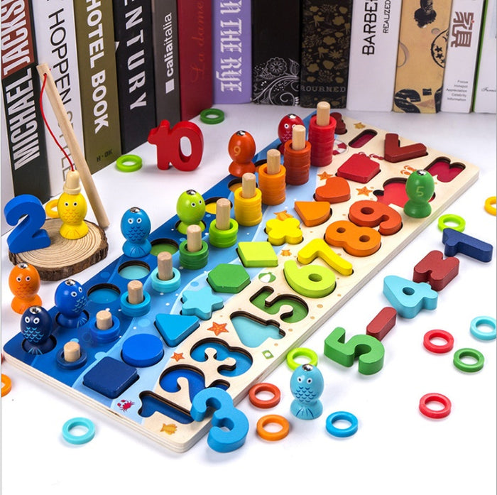 wooden early-learning puzzle board - image 7